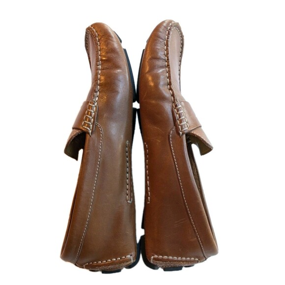 COLE HAAN Howland Shoes Mens 8M Brown Penny Loafers Driving Moccasin Preppy - Picture 5 of 10